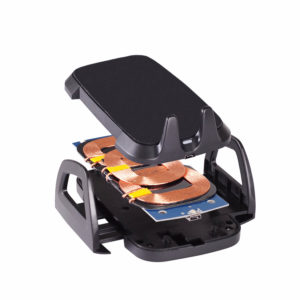 3 Coils CD Slot Mount qi Wireless Car Charger